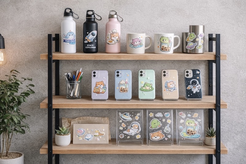 水晶轉印貼範例