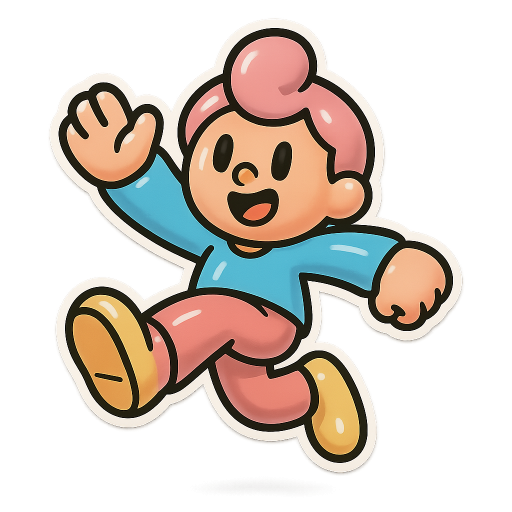 glossy toy-like aestheticChibi & Kawaii